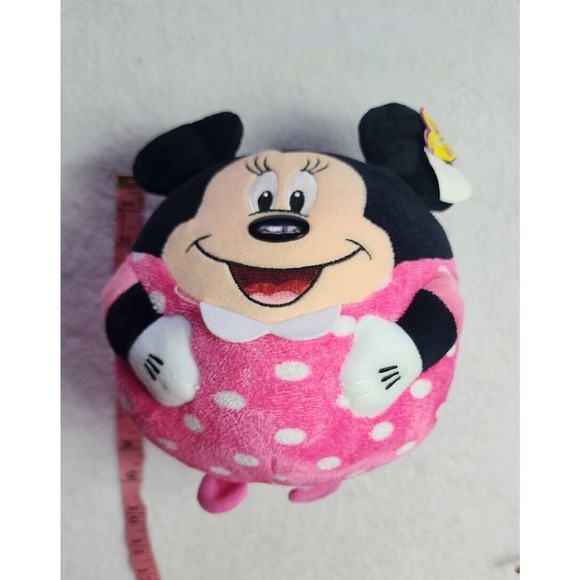 Ty Beanie Ballz Minnie Mouse Plush 10" Stuffed Animal Disney Toy has tags EUC - Picture 2 of 6